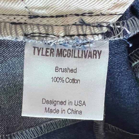 Checkered Jeans High Rise Straight Denim - Picture 11 of 16